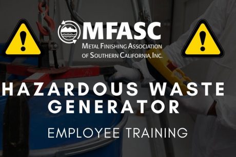 MFACA Hazard Waste Training